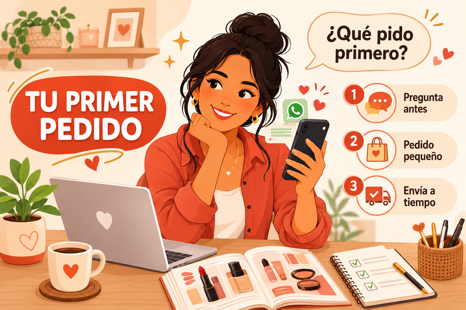 Tu primer pedido en 3 pasos